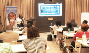 Principal Investigator Prof Githanga, together with three other paediatric oncologists, trained 25 healthcare workers.